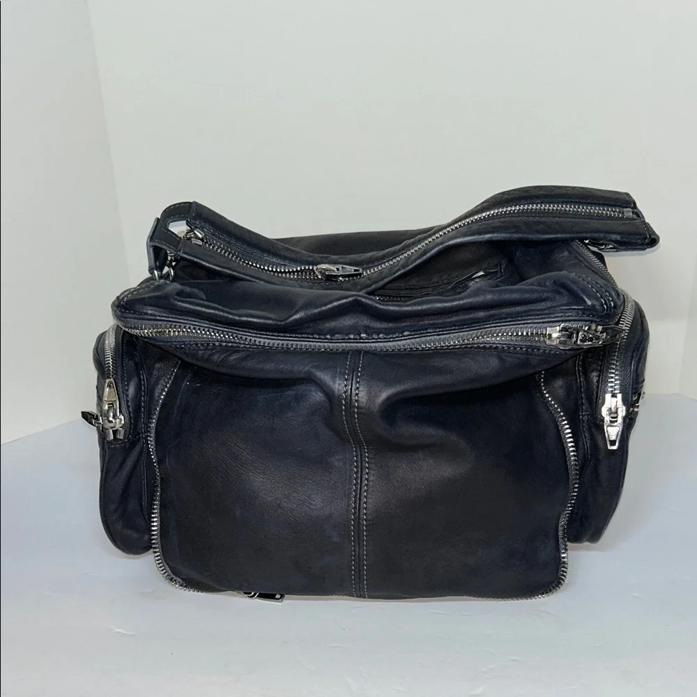 Alexander Wang Black Leather Shoulder Bag - Picture 4 of 12